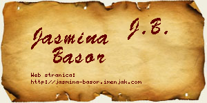 Jasmina Basor vizit kartica